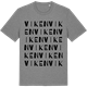 Mid Heather Gray t-shirt med Viken ordlek t-shirt