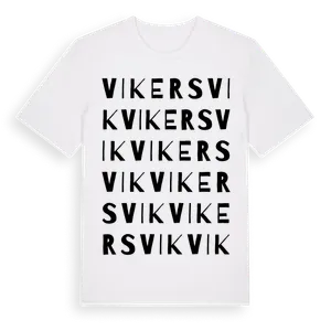 Vikersvik ordlek t-shirt – ekologisk bomull t-shirt från Pinshirt