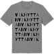 Mid Heather Gray t-shirt med Vikhyttan ordlek t-shirt