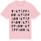 Pink Cotton t-shirt med Viktäppan ordlek t-shirt