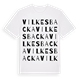 Vilkesbacka ordlek t-shirt