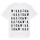 White t-shirt med Villbäck ordlek t-shirt