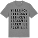 Mid Heather Gray t-shirt med Villbäck ordlek t-shirt