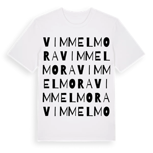Vimmelmora ordlek t-shirt – ekologisk bomull t-shirt från Pinshirt