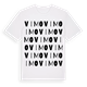 White t-shirt med Vimo ordlek t-shirt