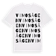 Vimosågen ordlek t-shirt