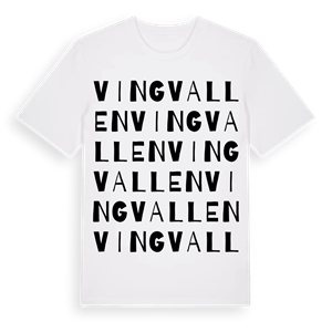 Vingvallen ordlek t-shirt – ekologisk bomull t-shirt från Pinshirt