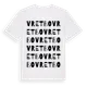 White t-shirt med Vretbo ordlek t-shirt