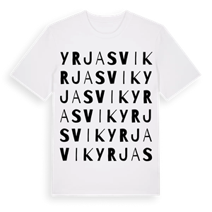 Yrjasvik ordlek t-shirt – ekologisk bomull t-shirt från Pinshirt