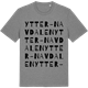 Mid Heather Gray t-shirt med Ytter-Navdalen ordlek t-shirt