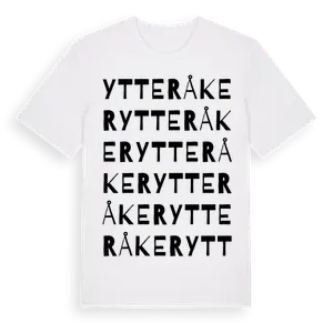 Ytteråker ordlek t-shirt – ekologisk bomull t-shirt från Pinshirt