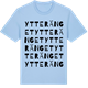 Blue Soul t-shirt med Ytteränget ordlek t-shirt