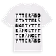 Ytteränget ordlek t-shirt
