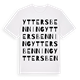 Yttersbenning ordlek t-shirt