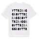 White t-shirt med Yttre Baggbo ordlek t-shirt