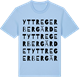 Blue Soul t-shirt med Yttre Gerbergärdet ordlek t-shirt