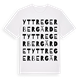 Yttre Gerbergärdet ordlek t-shirt
