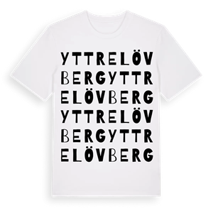Yttre Lövberg ordlek t-shirt – ekologisk bomull t-shirt från Pinshirt
