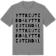 Mid Heather Gray t-shirt med Yttre Utendal ordlek t-shirt