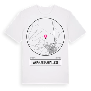 Akpınar Mahallesi t-shirt – ekologisk bomull t-shirt från Pinshirt