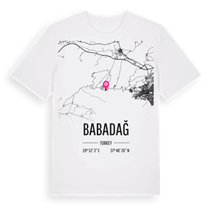 Babadağ karta t-shirt – ekologisk bomull t-shirt från Pinshirt