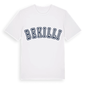 Bekilli college t-shirt – ekologisk bomull t-shirt från Pinshirt