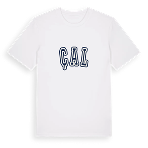 Çal college t-shirt – ekologisk bomull t-shirt från Pinshirt