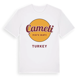 Çameli cirkel t-shirt – ekologisk bomull t-shirt från Pinshirt