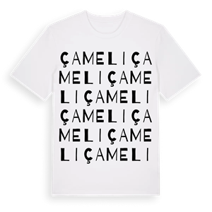 Çameli ordlek t-shirt – ekologisk bomull t-shirt från Pinshirt