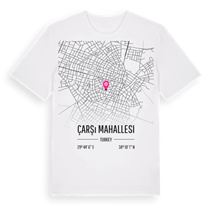 Çarşı Mahallesi karta t-shirt – ekologisk bomull t-shirt från Pinshirt