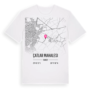 Çatlar Mahalesi karta t-shirt – ekologisk bomull t-shirt från Pinshirt