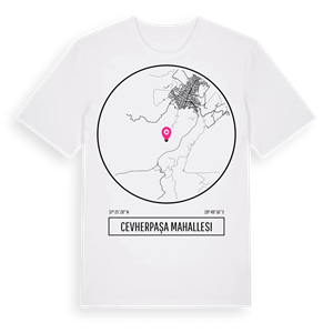 Cevherpaşa Mahallesi t-shirt – ekologisk bomull t-shirt från Pinshirt