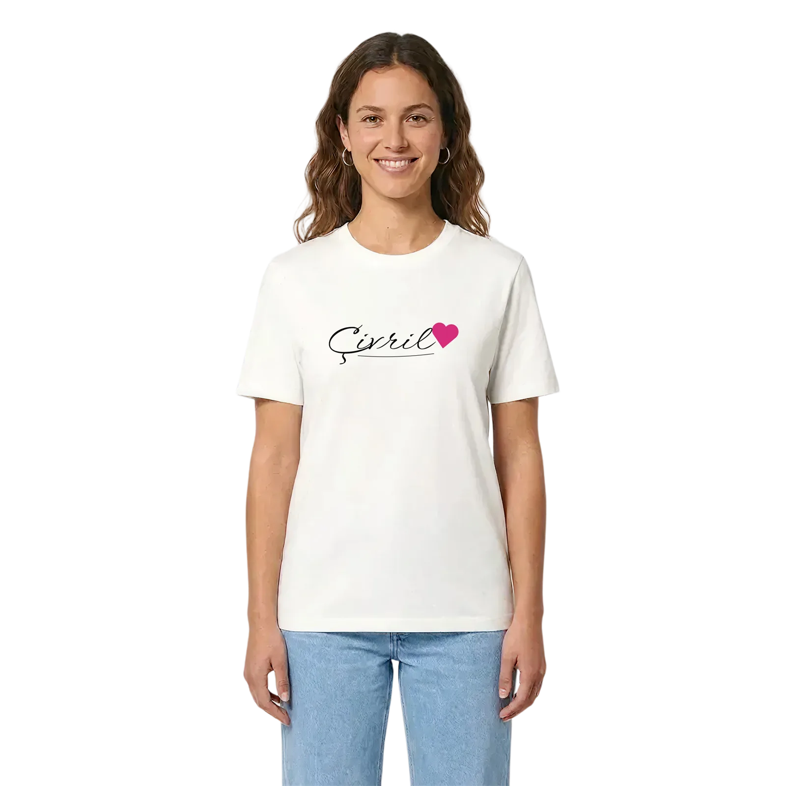 Çivril hjärta t-shirt – White, i miljö