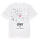 Güney karta t-shirt