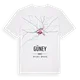 Güney karta t-shirt