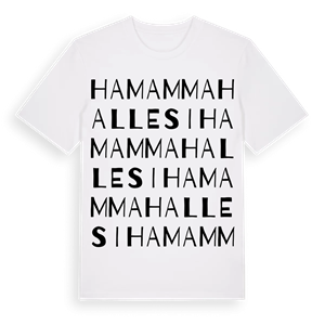 Hamam Mahallesi ordlek t-shirt – ekologisk bomull t-shirt från Pinshirt