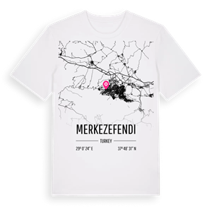 Merkezefendi karta t-shirt – ekologisk bomull t-shirt från Pinshirt