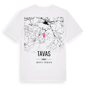 Tavas karta t-shirt – ekologisk bomull t-shirt från Pinshirt