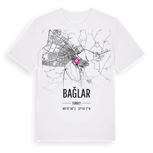 Bağlar karta t-shirt – ekologisk bomull t-shirt från Pinshirt