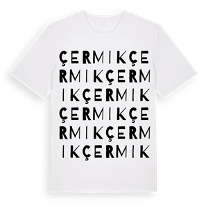 Çermik ordlek t-shirt – ekologisk bomull t-shirt från Pinshirt
