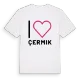 Jag älskar Çermik t-shirt stort tryck