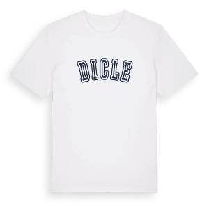 Dicle college t-shirt – ekologisk bomull t-shirt från Pinshirt