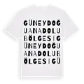 Güneydoğu Anadolu Bölgesi ordlek t-shirt