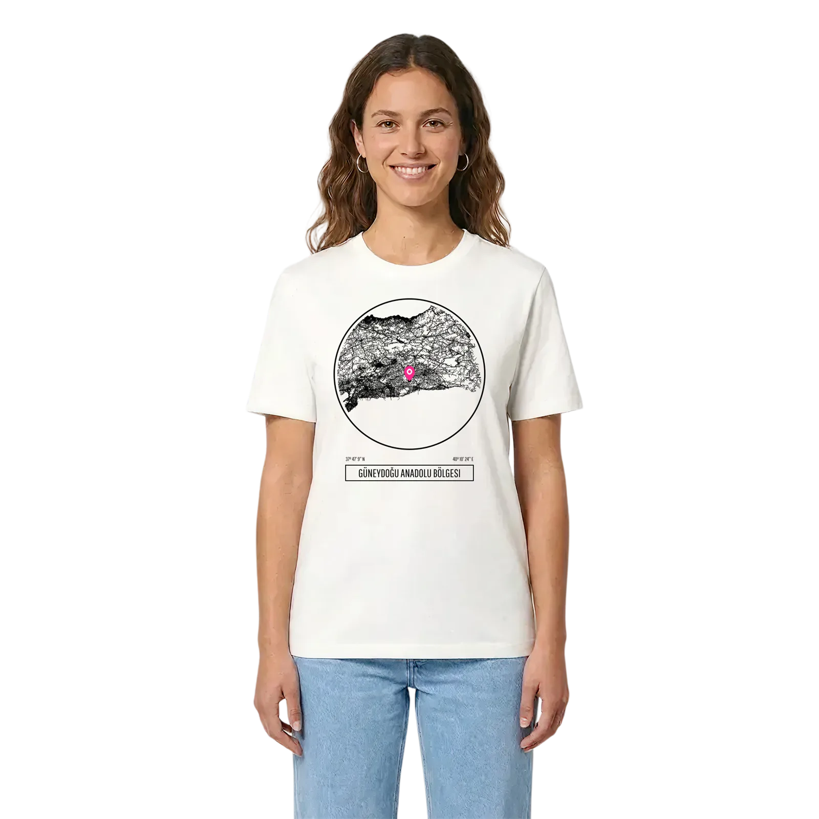 Güneydoğu Anadolu Bölgesi t-shirt – White, i miljö