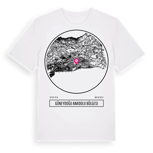 Güneydoğu Anadolu Bölgesi t-shirt – ekologisk bomull t-shirt från Pinshirt