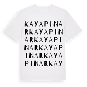 Kayapınar ordlek t-shirt – ekologisk bomull t-shirt från Pinshirt