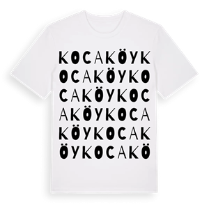 Kocaköy ordlek t-shirt – ekologisk bomull t-shirt från Pinshirt