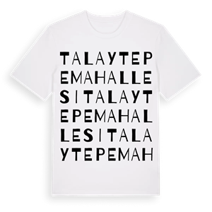 Talaytepe Mahallesi ordlek t-shirt – ekologisk bomull t-shirt från Pinshirt