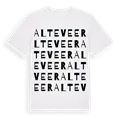Alteveer ordlek t-shirt