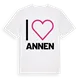 Jag älskar Annen t-shirt stort tryck